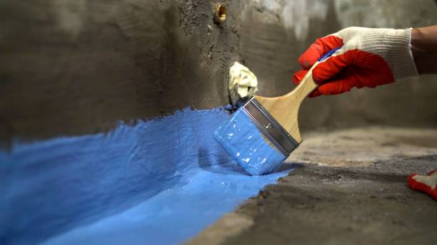 Commercial Basement Waterproofing project at a Bethesda, OH business property by SJ Waterproofing Pros